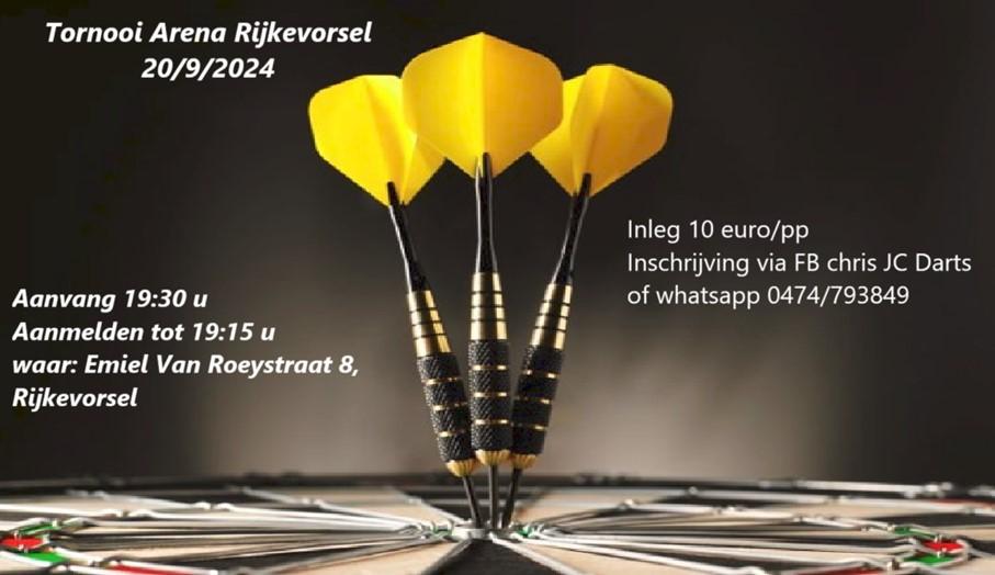 Tournament logo or poster Enkel gemengd - Allround | Darts Arena Rijkevorsel